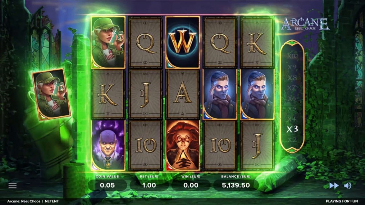 Arcane Reel Chaos Re Spin funktion
