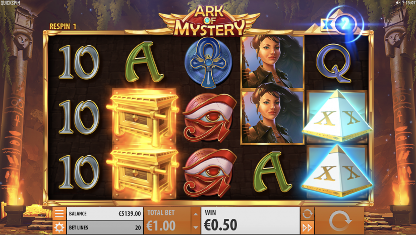 Ark of Mystery Videoslot Multiplikator