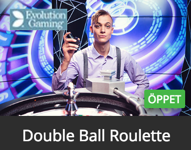 Spela Double Ball Roulette