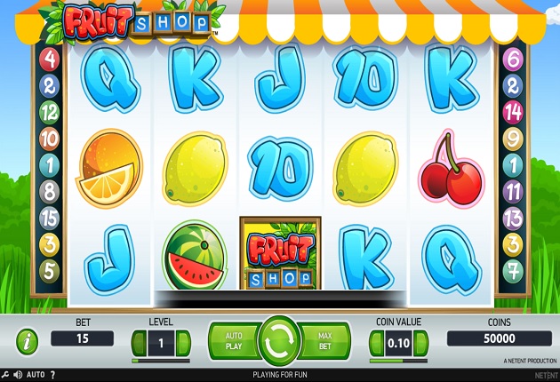 Fruit Shop Videoslot från NetEnt