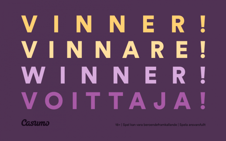 Jackpottvinnare hos Casumo Casino