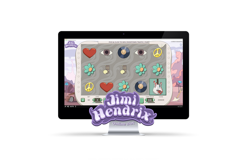 Jimi Hendrix videoslot Symboler