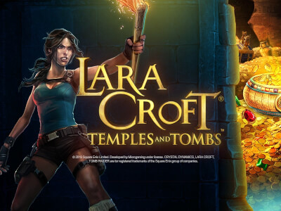 Spela Lara Croft videoslot från Microgaming