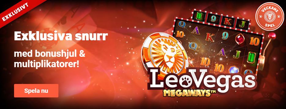 LeoVegas Megaways - ny exklusiv spelautomat hos LeoVegas.com