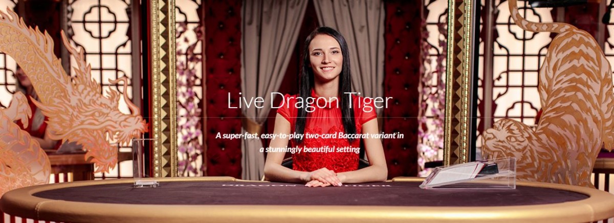 Spela Live Dragon Tiger från Evolution Gaming Online!