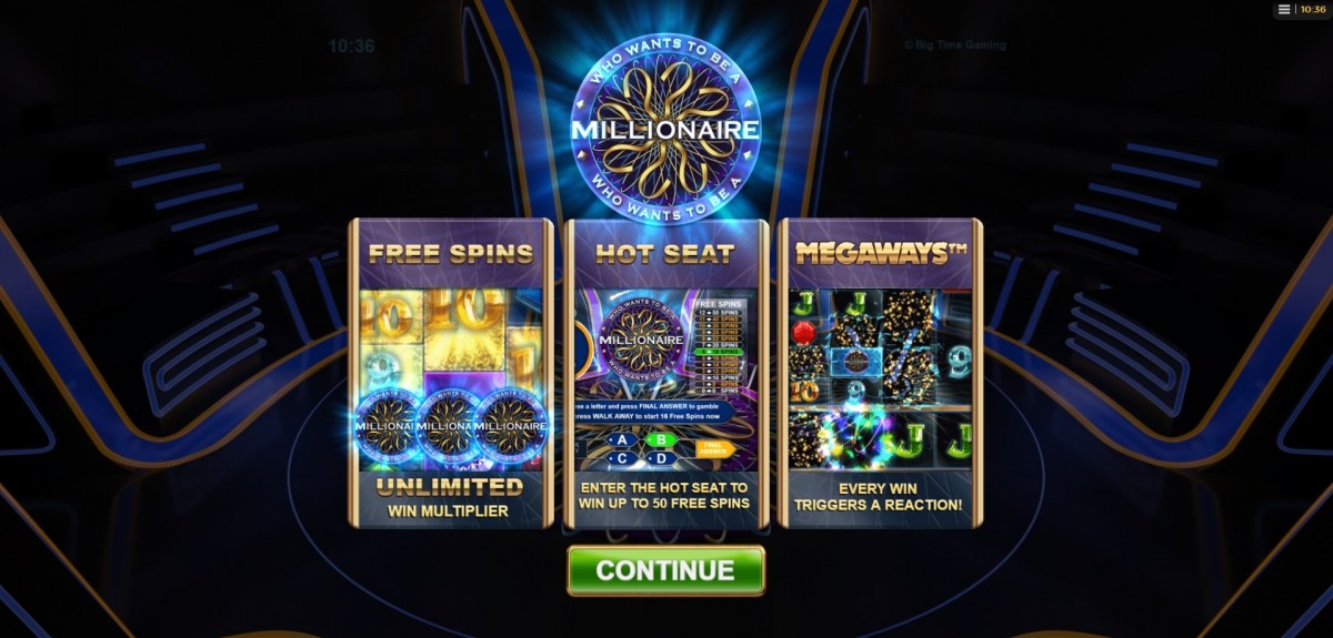 Vinn upp till 50 free spins i Who Wants To Be a Millionaire videoslot