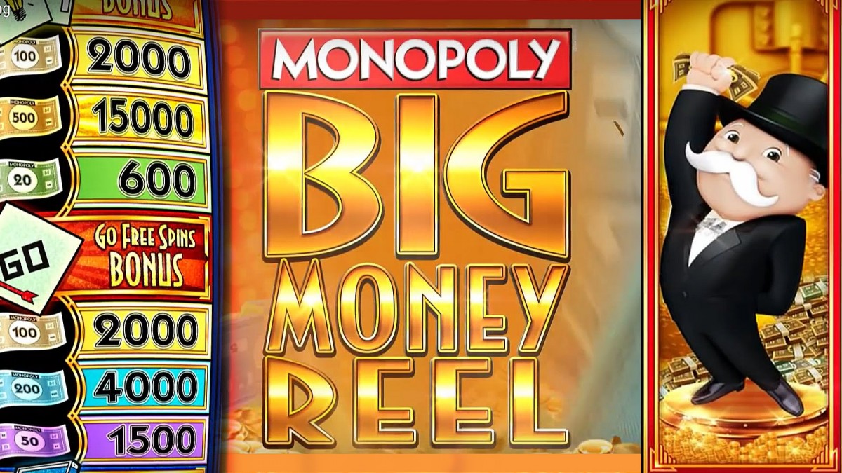 Monopoly Big Money Reel videoslot Bonus Wheel