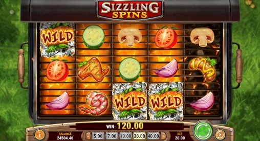 Sizzling Spins Wilds Symbol