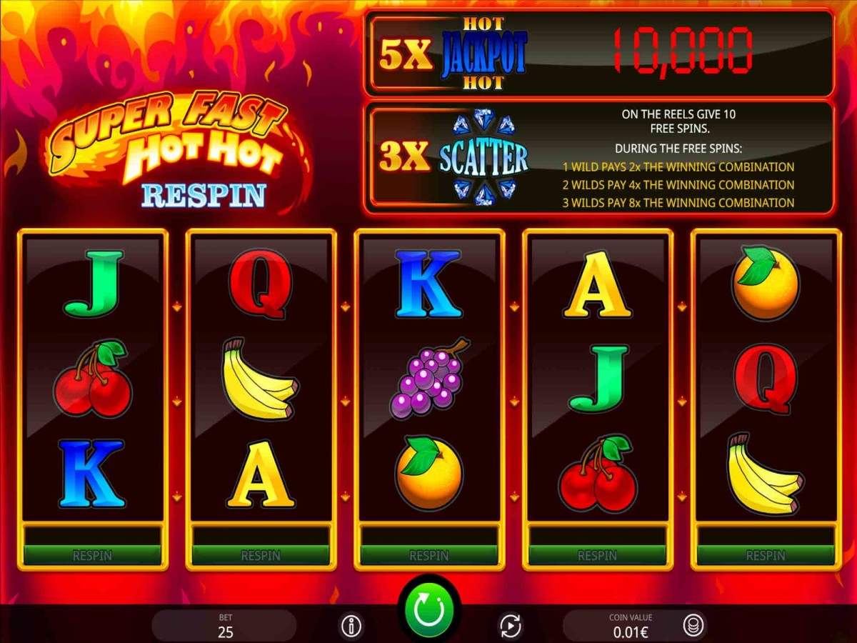 Super Fast Hot Hot Respin Bonus