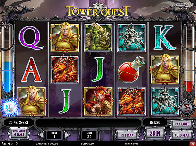 Tower Quest videoslot från Play'n GO