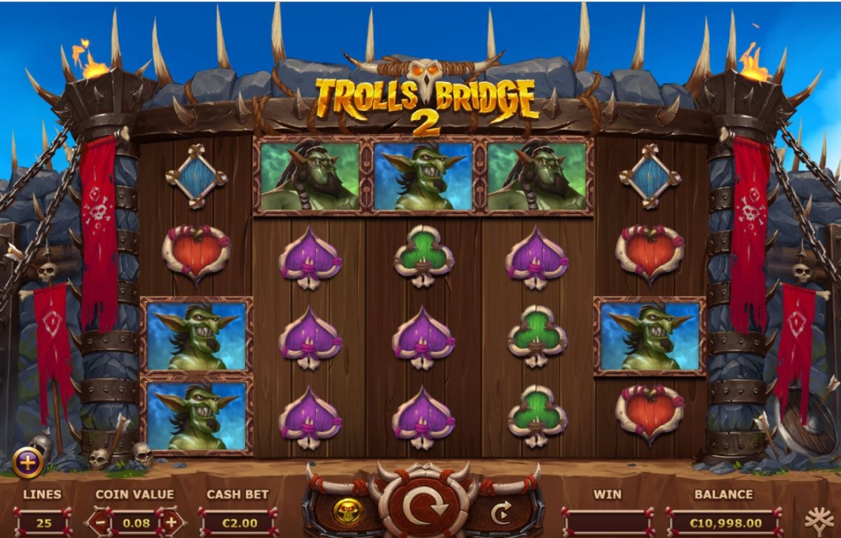 Topp 10 mest populära spel just nu - Trolls Bridge 2 hos Betsson