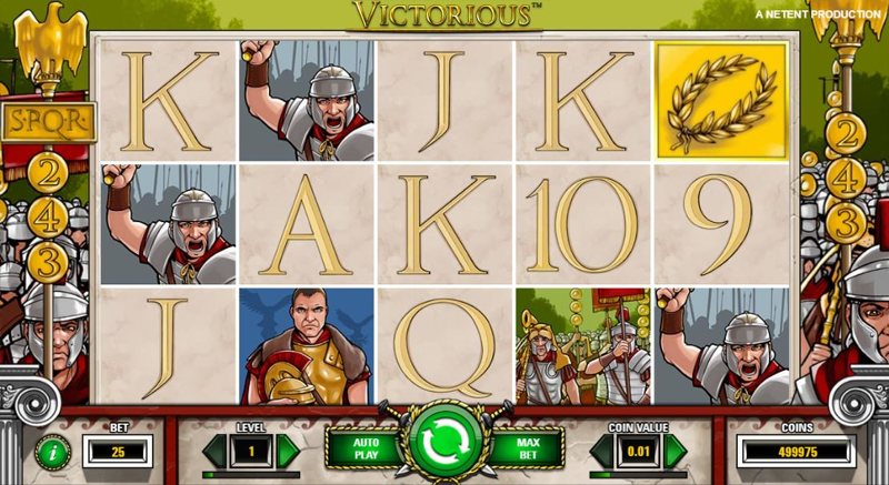 Victorious videoslot bonus