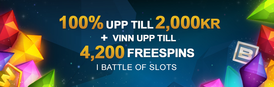 Videoslots Välkomstbonus - Gratis casinoturnering + 2000 kr bonus